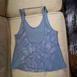 Lululemon Tank Grey/Blue and Light Pink
